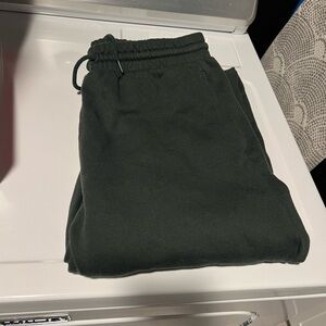 Green old navy so comfy sweats. Medium tall. Worn once